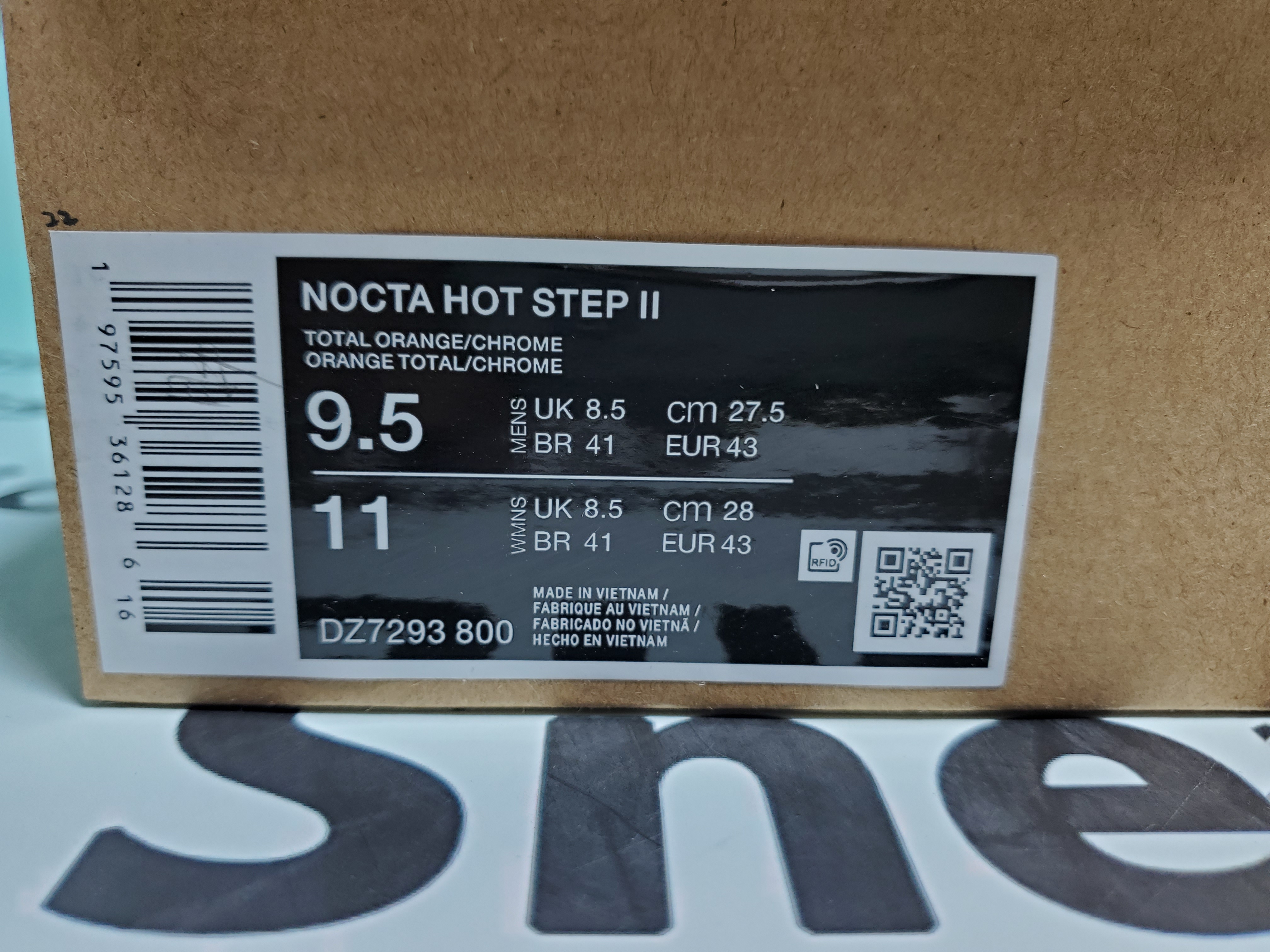 Nike Hot Step 2 Drake NOCTA Orange DZ7293-800