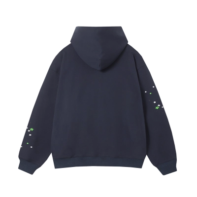 Sp5der Hoodie Navy 02