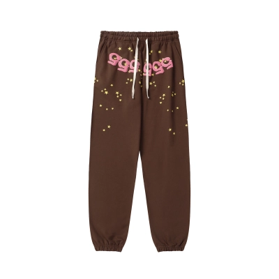 Sp5der Brown Sweatpant 01