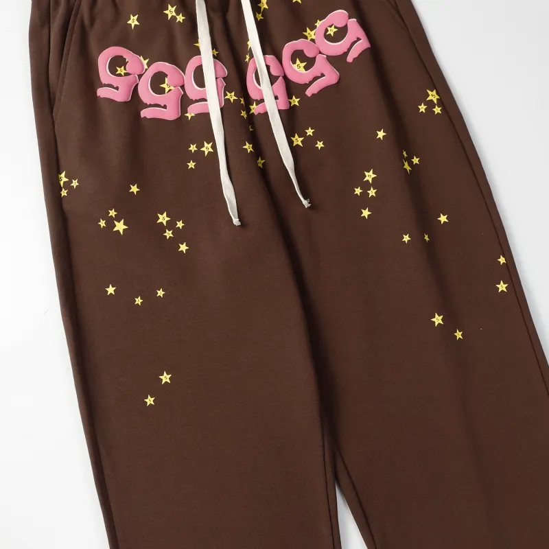 Sp5der Brown Sweatpant