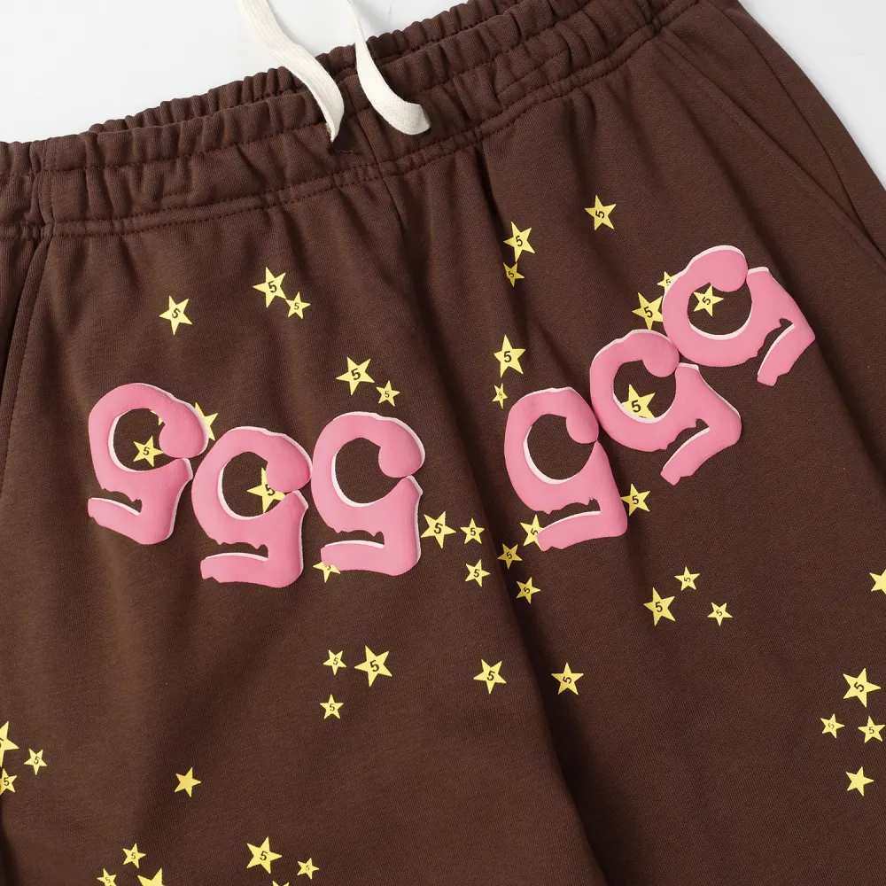 Sp5der Brown Sweatpant