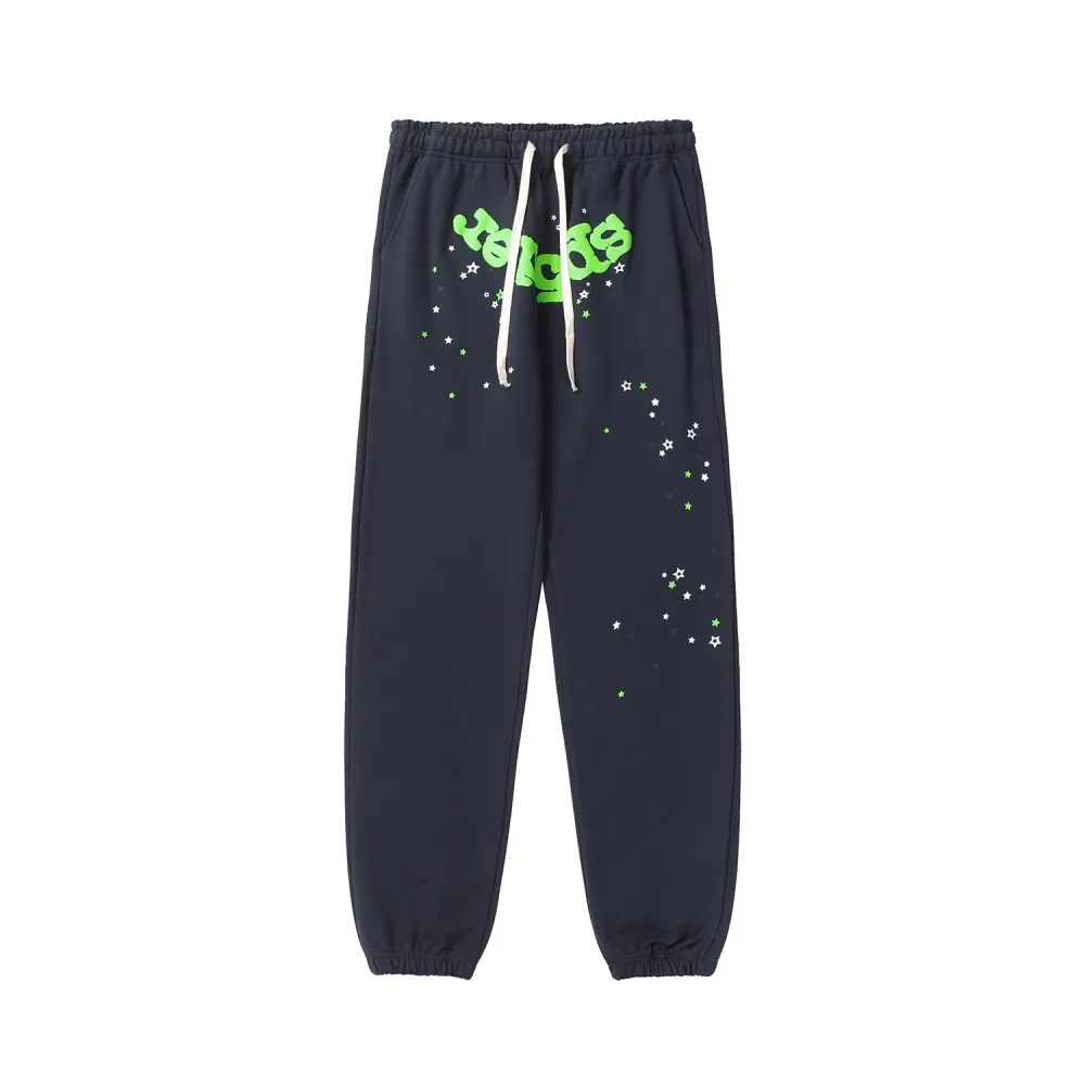 Sp5der Navy Sweatpant