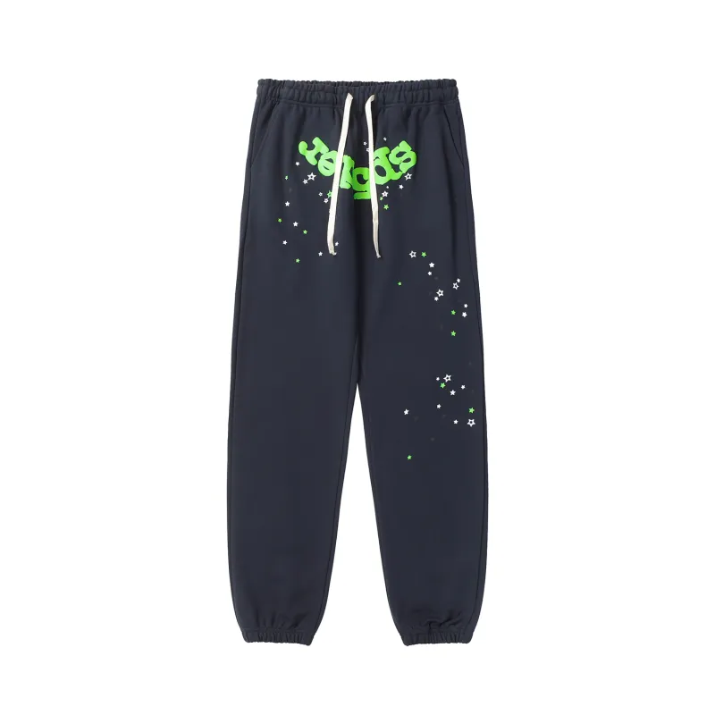Sp5der Navy Sweatpant