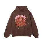 Sp5der Hoodie Brown