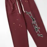 Sp5der Burgundy Sweatpant