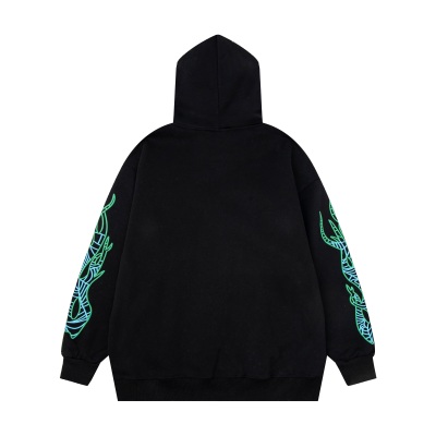 Sp5der Hoodie Black 02