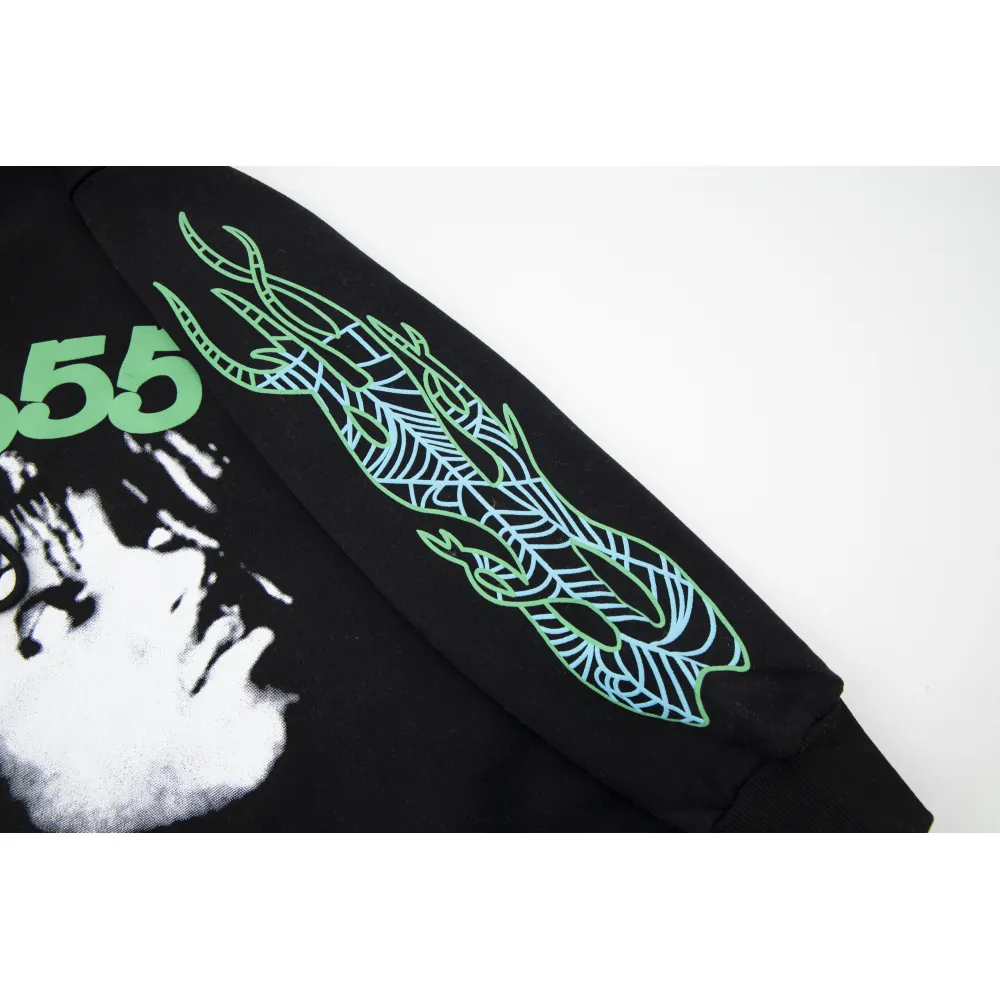 Sp5der Hoodie Black