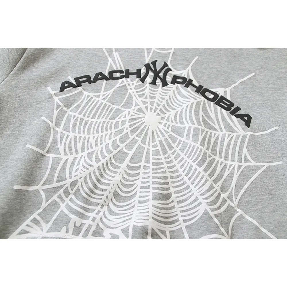 Sp5der Hoodie Grey 2606