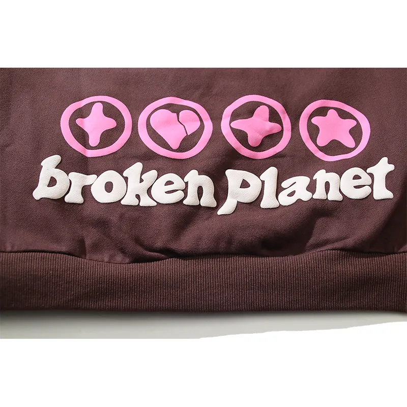 Sp5der Hoodie Pink Brown
