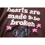 Sp5der Hoodie Pink Brown