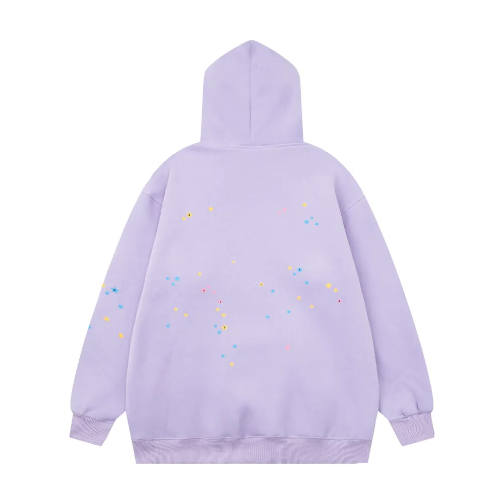 Sp5der Hoodie Purple