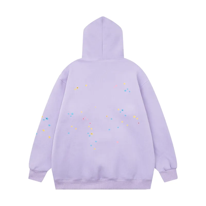 Sp5der Hoodie Purple