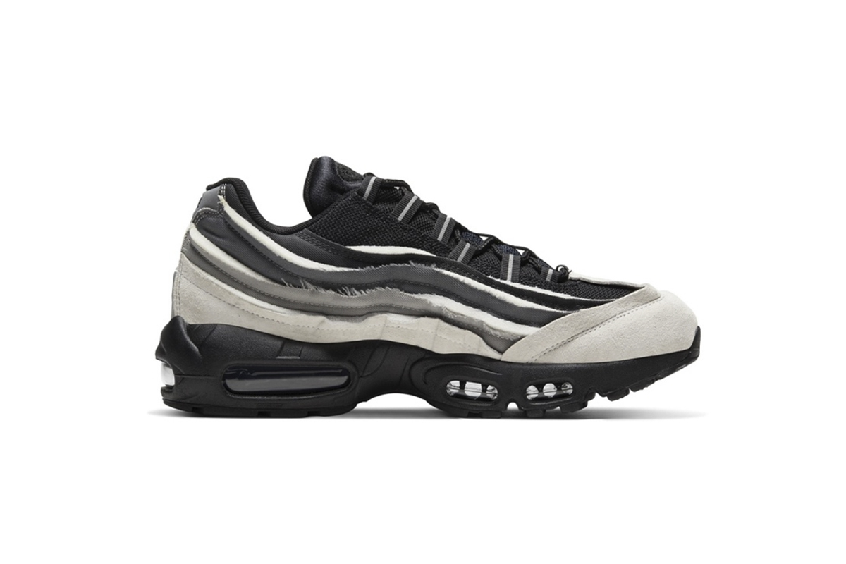 Nike Fake Air Max 95 Comme des Garcons Black Grey CU8406-101