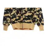  BAPE co-branded hell kitty camouflage zipper hoodie yellow