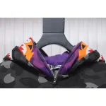  BAPE Shark Head Tiger Head Zipper Camo Double Hoodie Dark Gray