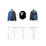  BAPE X MEDICOM TOY Co-branded Duplex Camouflage Hooded Hoodie
