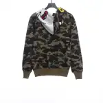 BAPE co-branded hell kitty camouflage zipper hoodie Green