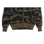 BAPE co-branded hell kitty camouflage zipper hoodie Green