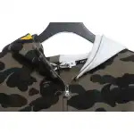 BAPE co-branded hell kitty camouflage zipper hoodie Green