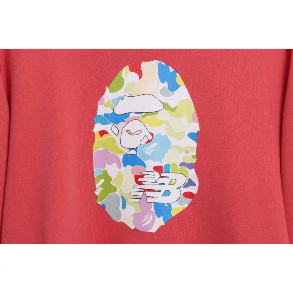 BAPE Co-Branded NB Limited Camo Ape Head Hoodie 