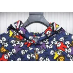 BAPE Full Print Melody Shark Head Tiger Head Zipper Double Hooded Hoodie