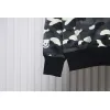 BAPE Shark's Head Tiger's Head Zipper Luminous Camo Double Hoodie Gray Black