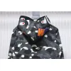 BAPE Shark's Head Tiger's Head Zipper Luminous Camo Double Hoodie Gray Black