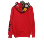 BAPE Solid Colorblocked Camo Shark Hoodie