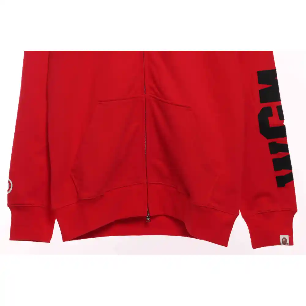 BAPE Solid Colorblocked Camo Shark Hoodie