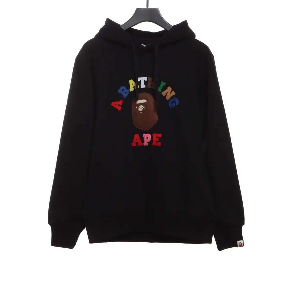 BAPE ape head colorful letter print