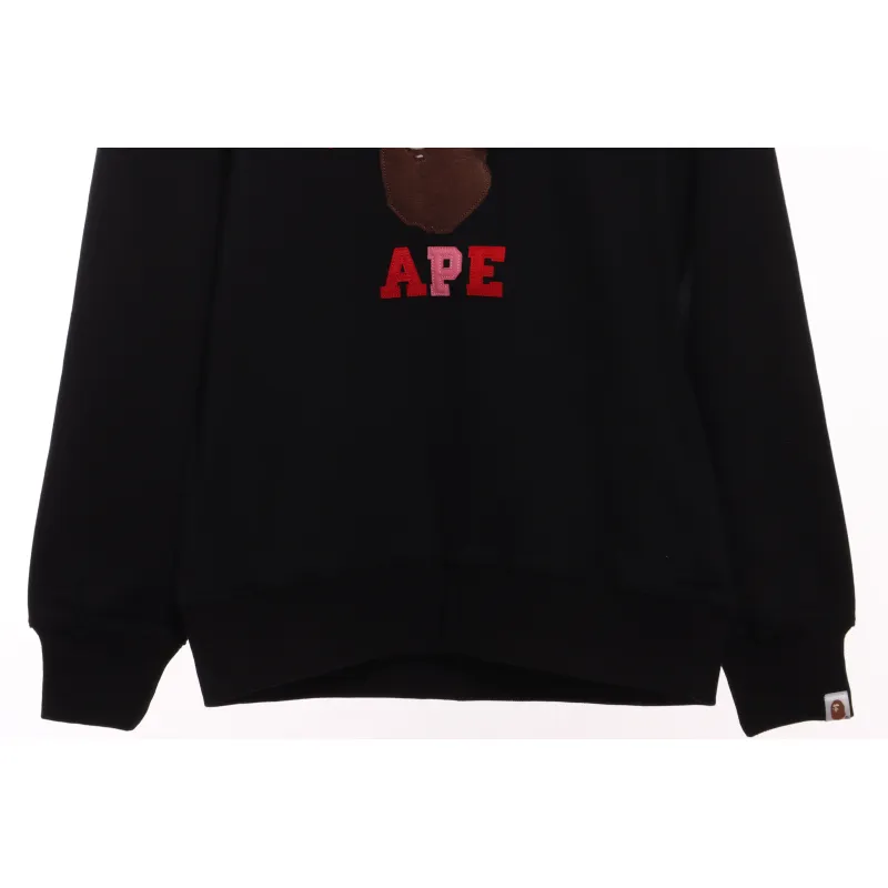 BAPE ape head colorful letter print