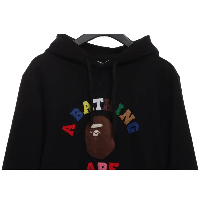 BAPE ape head colorful letter print