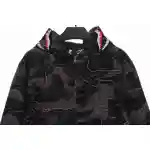 BAPE Overlay Camouflage Shark Zip Hoodie