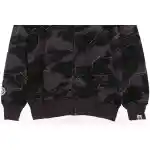 BAPE Overlay Camouflage Shark Zip Hoodie