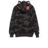 BAPE Overlay Camouflage Shark Zip Hoodie