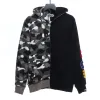 BAPE patchwork camouflage hoodie
