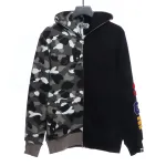 BAPE patchwork camouflage hoodie