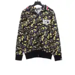 BAPE shark camouflage zip-up hoodie