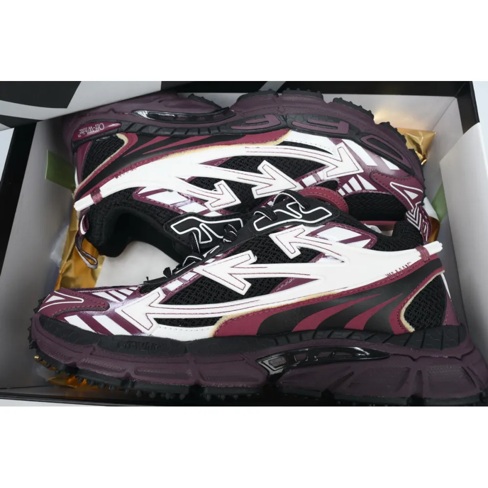 OFF-WHITE Out Of  Black Purple Re OMIA295F24 FAB00 10012