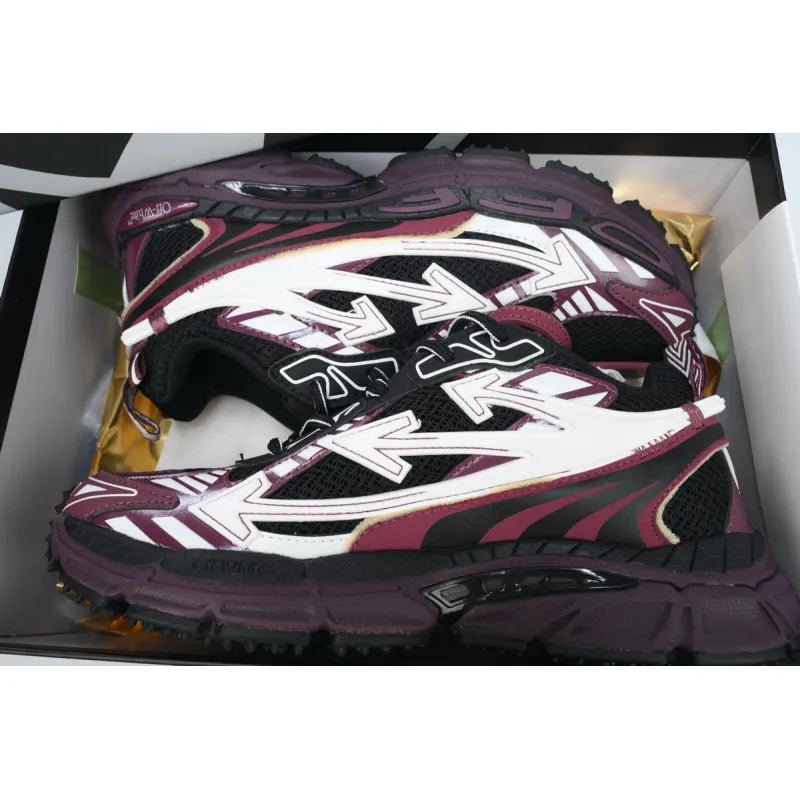 OFF-WHITE Out Of  Black Purple Re OMIA295F24 FAB00 10012