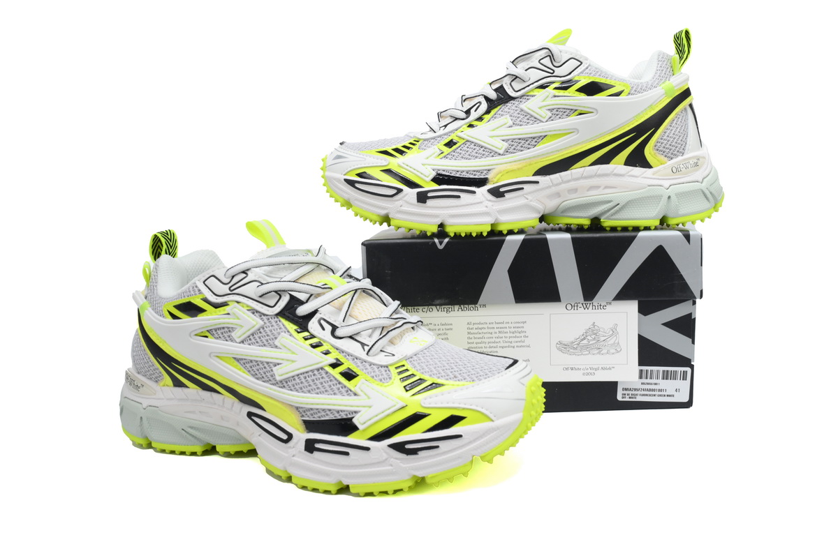 OFF-WHITE Out Of Fluorescent Green OMIA295F24 FAB00 10011