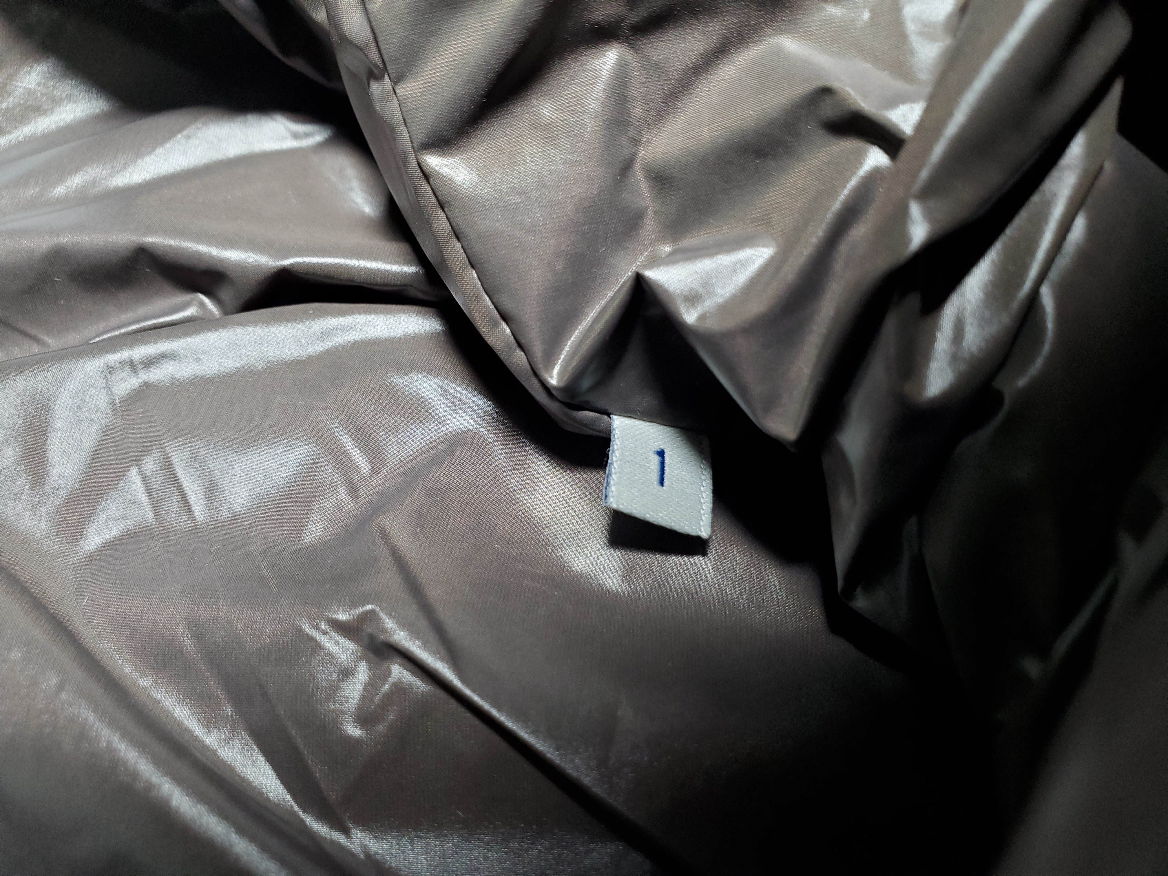 Moncler Maya Lacquered Down Jacket Black