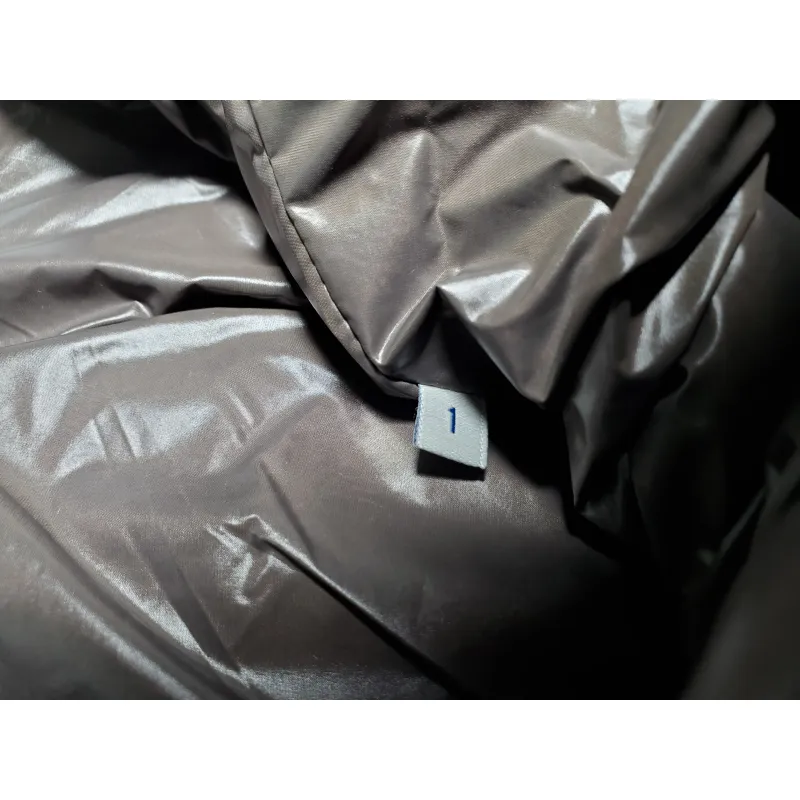 Moncler Maya Lacquered Down Jacket Black