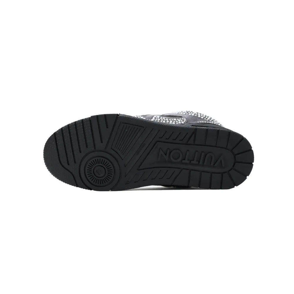 Louis Vuitton LV Skate Sneaker Black Grey 1ACEI8