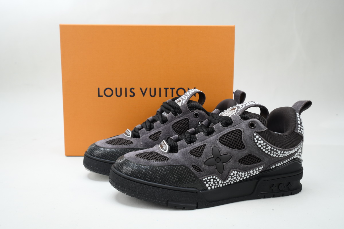 Louis Vuitton LV Skate Sneaker Black Grey 1ACEI8