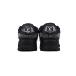 Louis Vuitton LV Trainer Maxi Black Swarovksi Crystals  1ACEOJ