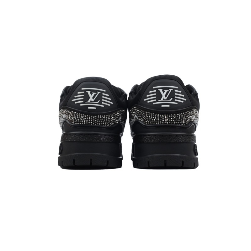 Louis Vuitton LV Trainer Maxi Black Swarovksi Crystals  1ACEOJ