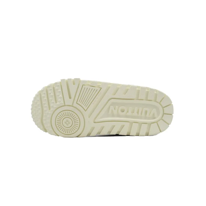 Louis Vuitton LV Trainer Maxi White Khaki Swarovksi Crystals