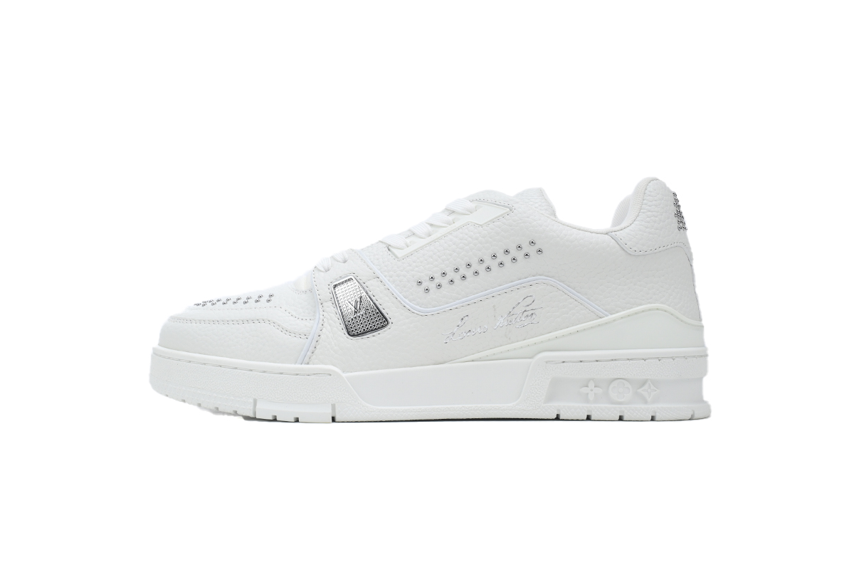 Louis Vuitton LV Trainer White Calf Leather 1ADDBY