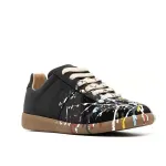 Maison Margiela Black Paint Replica Sneakers S58WS0101P1892963